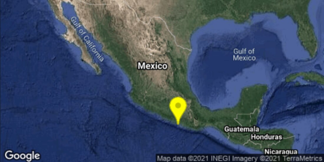 Esta noche se registró un sismo magnitud 5.7 con epicentro al sureste de San Marcos, en Guerrero.