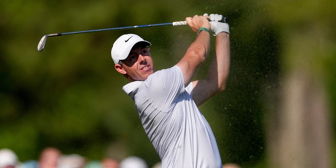 Rory McIlroy logró una marca en la segunda ronda del Masters de Augusta.