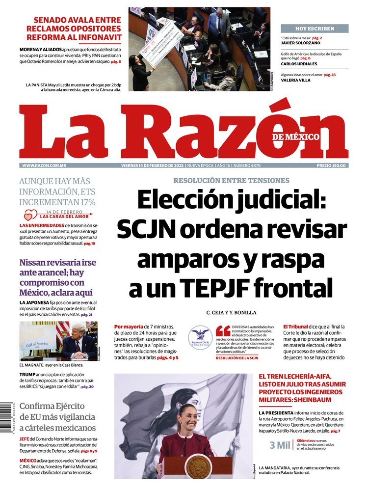 La Razón 14 febrero 2025