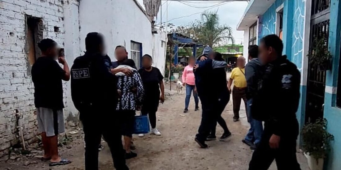 El rescate se realizó la tarde del jueves.