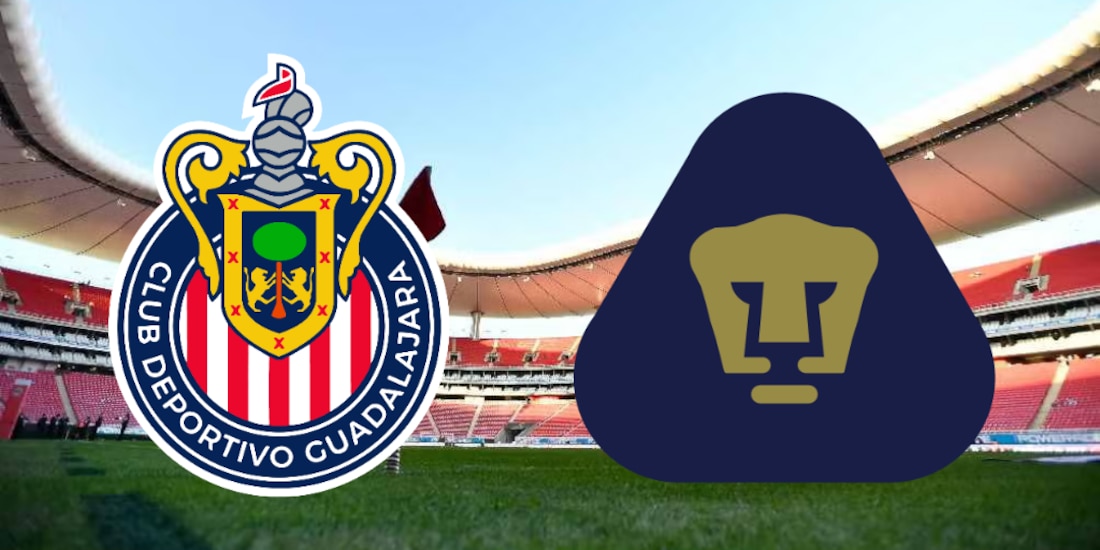Chivas recibe en el AKRON a Pumas para la Jornada 8.