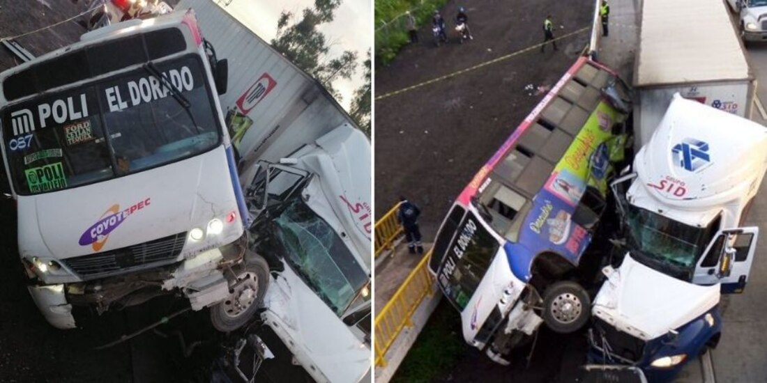 Tras el impacto algunas personas salieron proyectadas hacia el pavimento.