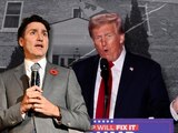Justin Trudeau, primer ministro de Canadá, y Donald Trump.