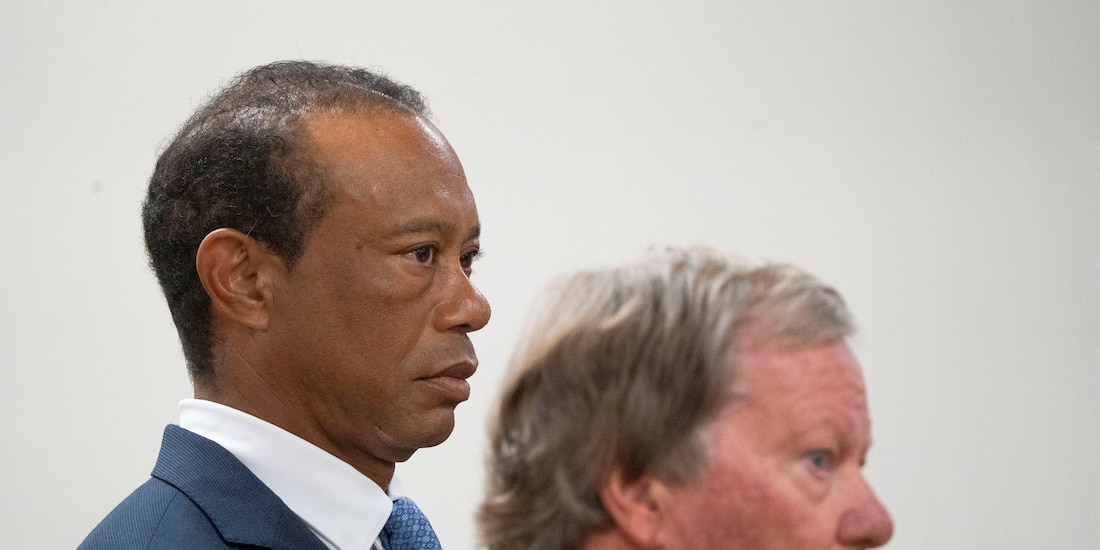 Tiger Woods decide no disputar el cargo de conducción temeraria tras accidente en marzo