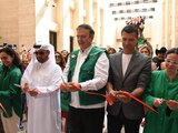 El canciller Marcelo Ebrard se encuentra en Qatar e inauguró el Centro México para los aficionados.