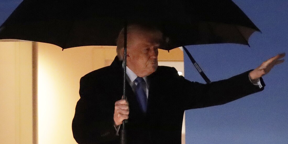 El presidente de los EU, Donald Trump