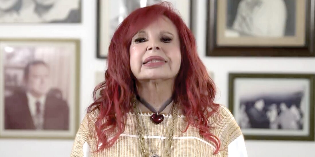 Layda Sansores, en un videomensaje que subió a su cuenta de X, anoche.