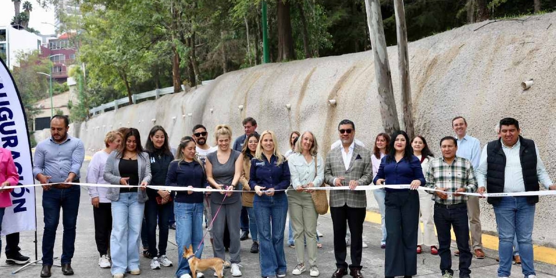 Las obras de repavimentación y muro de retención benefician el flujo peatonal y vehicular en El Cerrito.