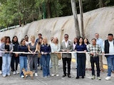 Las obras de repavimentación y muro de retención benefician el flujo peatonal y vehicular en El Cerrito.