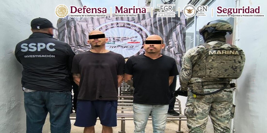 Joshua Jacob “N” y Raymond Eugene “N”, hermanos estadounidenses detenidos en Mazatlán, Sinaloa.