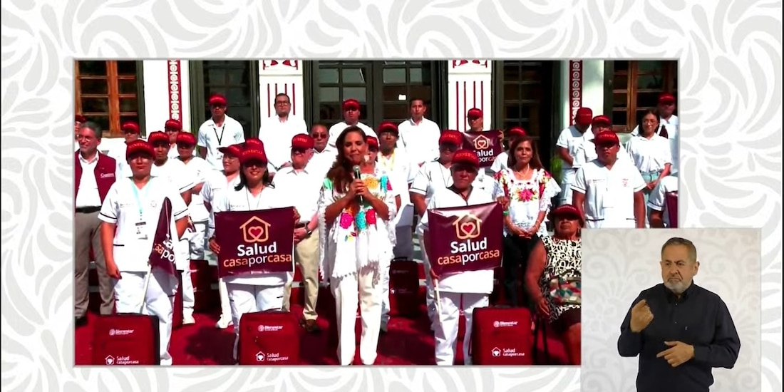 Mara Lezama fue enlazada para el anuncio de este programa.