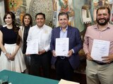 Coyoacán e INEA firman convenio de colaboración para contrarrestar el analfabetismo.