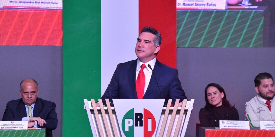 Alejandro Moreno Cárdenas, dirigente nacional del PRI, defiende el registro del Frente Amplio por México ante impugnación de Morena.