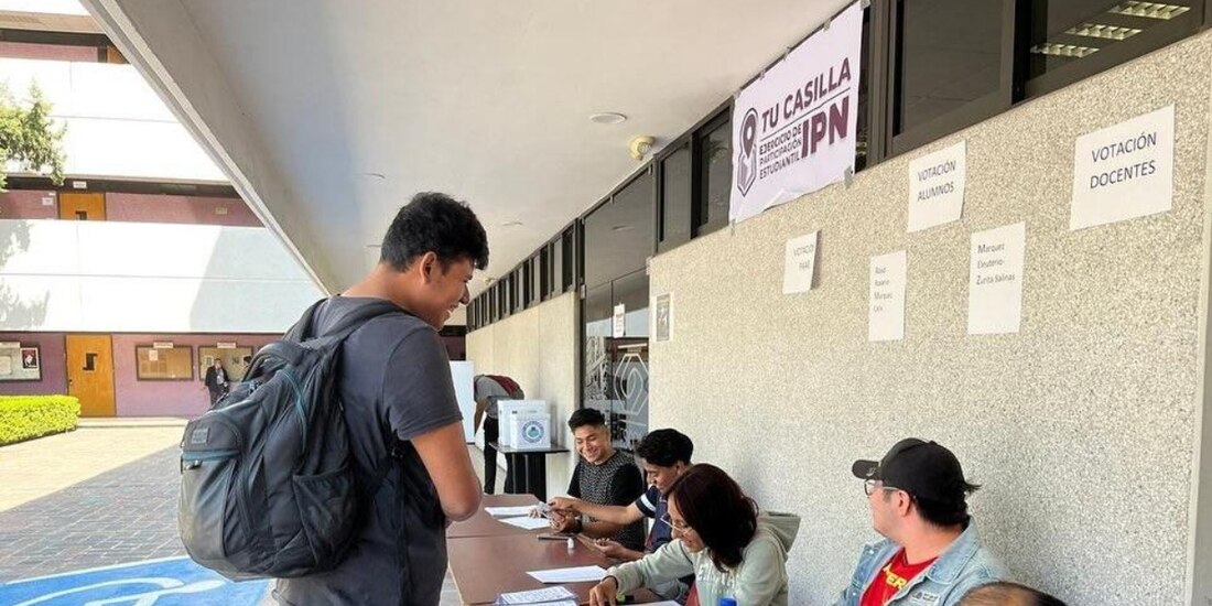 Sheinbaum fue la ganadora del ejercicio universitario.