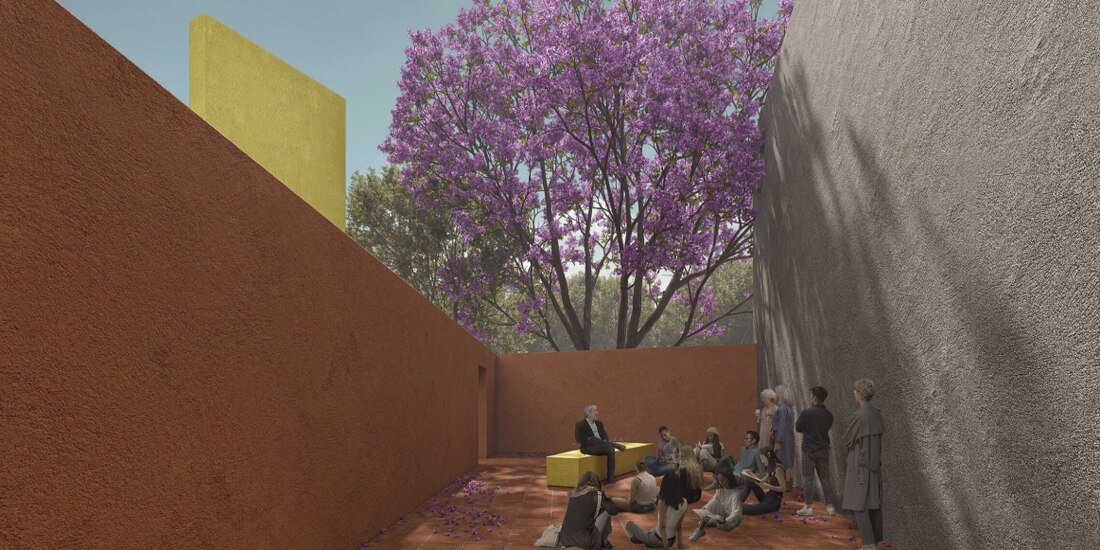 Render de la intervención que hizo el despacho en el museo.