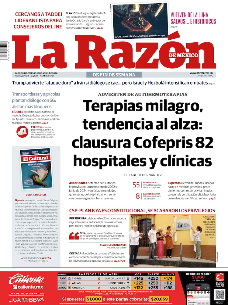 La Razón 11 Abril 2026