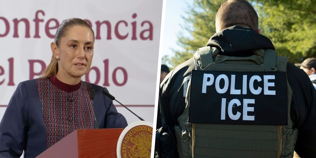 La presidenta Claudia Sheinbaum informa sobre la situación de los cinco mexicanos detenidos en Carolina del Norte, a causa de las recientes redadas.