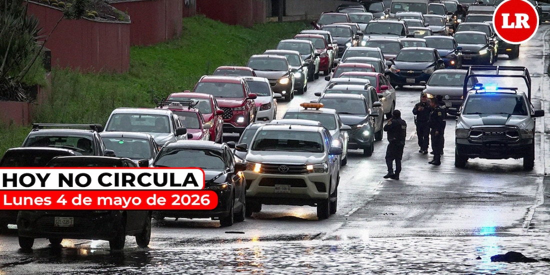 Te compartimos cómo aplica el Hoy No Circula este lunes 4 de mayo de 2026.