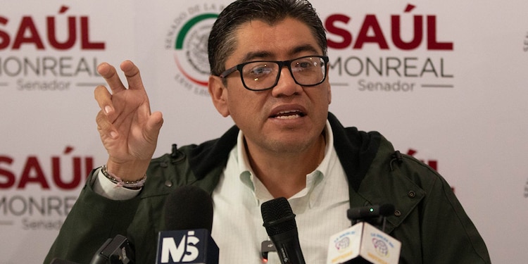 Saúl Monreal Ávila, senador de Morena.