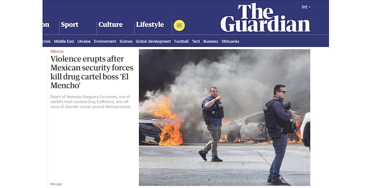 The Guardian refirió que tras la muerte se desató la violencia.