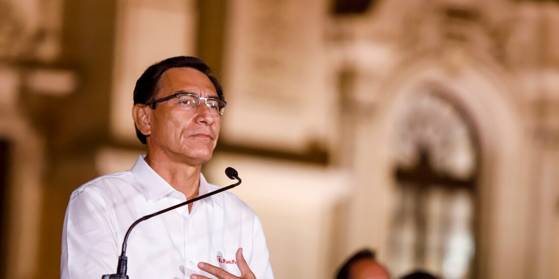 El expresidente de Perú, Martín Vizcarra