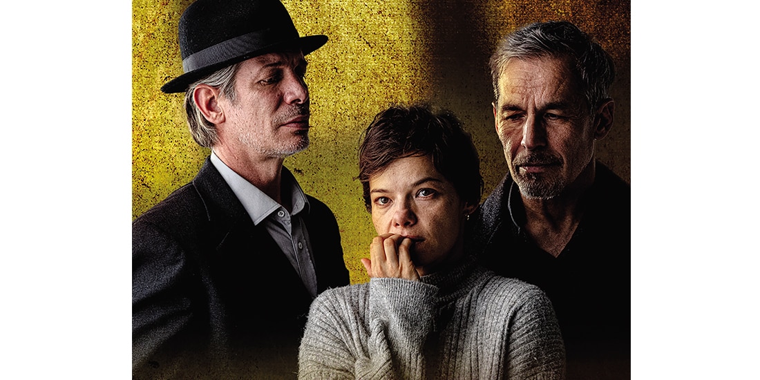 LOS ACTORES que protagonizan la puesta en escena son Juan Ríos, Paulina Treviño y Miguel Cooper. La escenografía e iluminación están a cargo de Jesús Hernández.