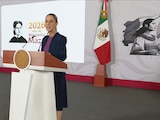 Conferencia de prensa en Palacio Nacional.