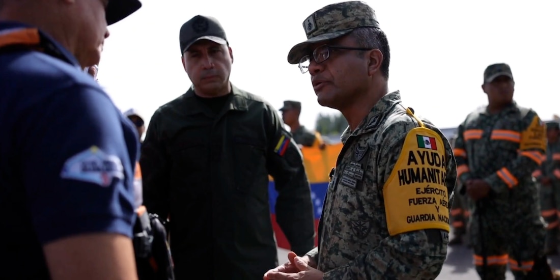SRE agradece labor de elementos de Defensa en Venezuela
