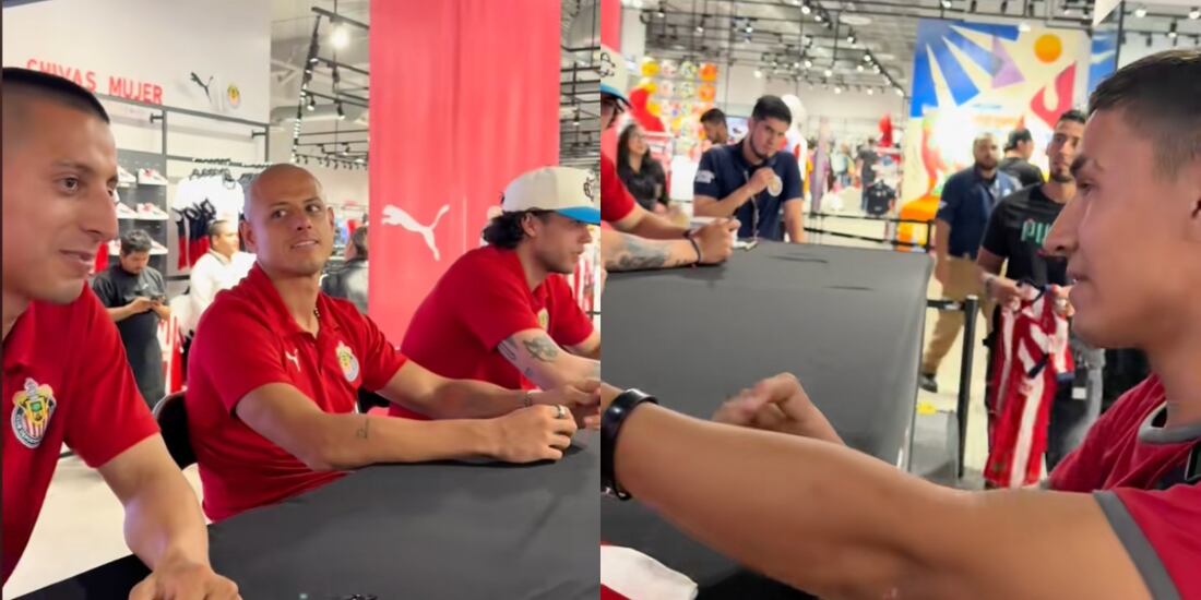 Chicharito Hernández y Piojo Alvarado tienen un momento memorable con un fan