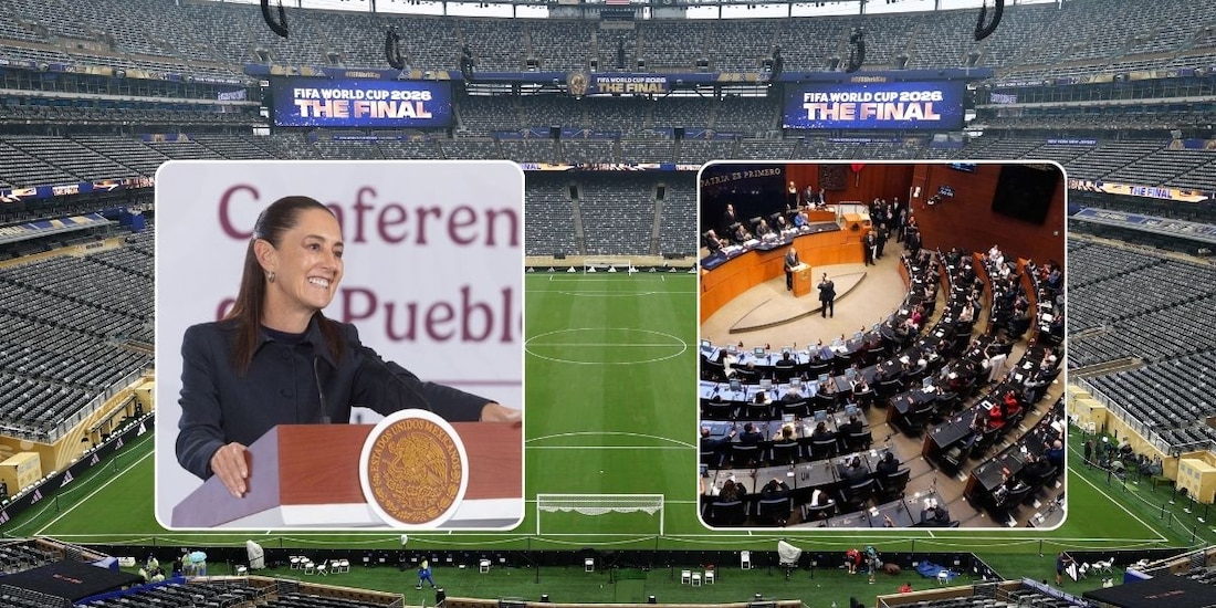 Segob notificó a Senado ausencia de la presidenta Claudia Sheinbaum por asistencia, en representación de México, a final del Mundial 2026.