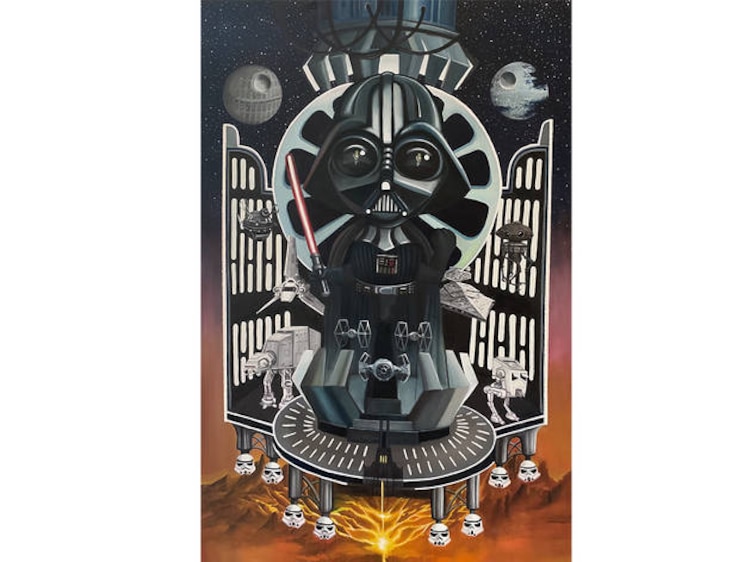 Darth Vader forma parte de la exposición que rinde tributo a Star Wars.