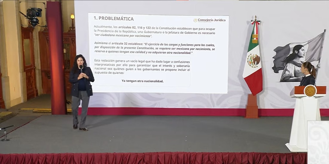 La Consejera Jurídica explicó la iniciativa en la Mañanera de Sheinbaum.