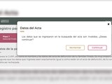Al ingresar los datos del finado, el acta de defunción o la CURP son rechazados.