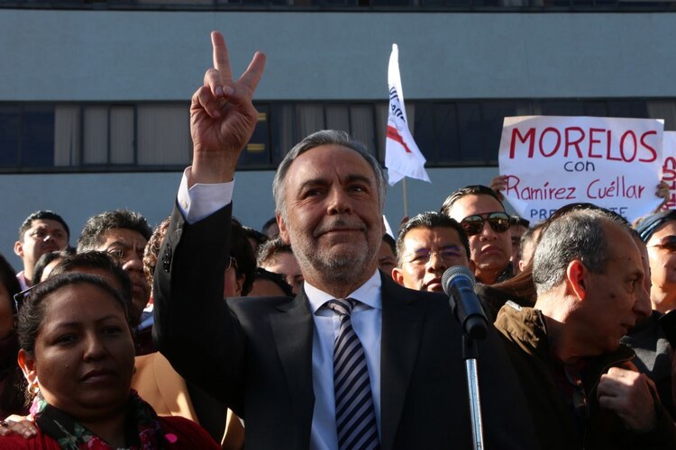 El dirigente de Morena, Alfonso Ramirez.