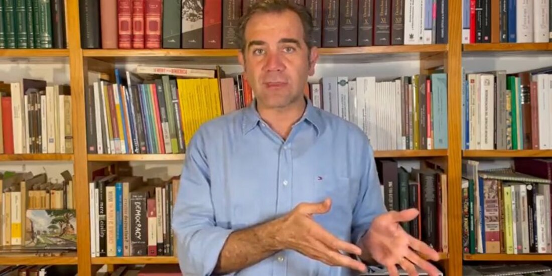 Lorenzo Córdova en su mensaje semanal.