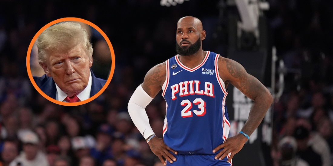 LeBron James reaccionó a los ataques que hizo en su contra el presidente de Estados Unidos, Donald Trump.