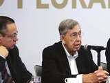 Cuauhtémoc Cárdenas en la Plenaria de Grupo Plural, el 29 de agosto del 2022.