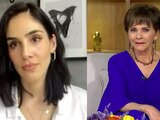 Sandra Echeverría se enojó con Ventaneando por preguntarle de supuesta infidelidad de su matrimonio