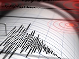 Registro en escala Richter sobre la intensidad de un sismo.