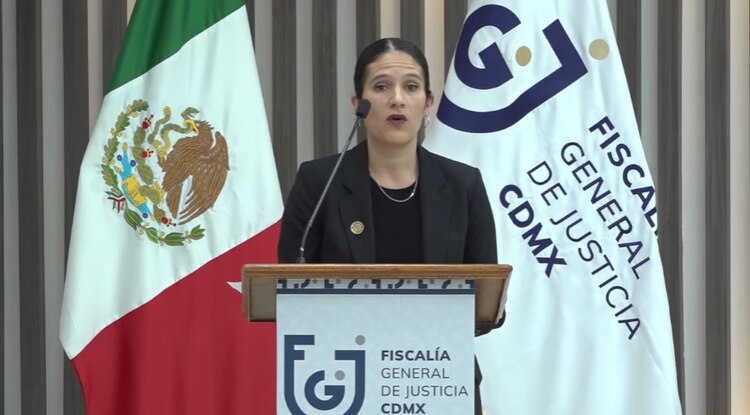 Bertha Alcalde Luján, fiscal de la Ciudad de México, ha informado los avances de la investigación.