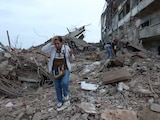 Afectados por sismo en Venezuela.