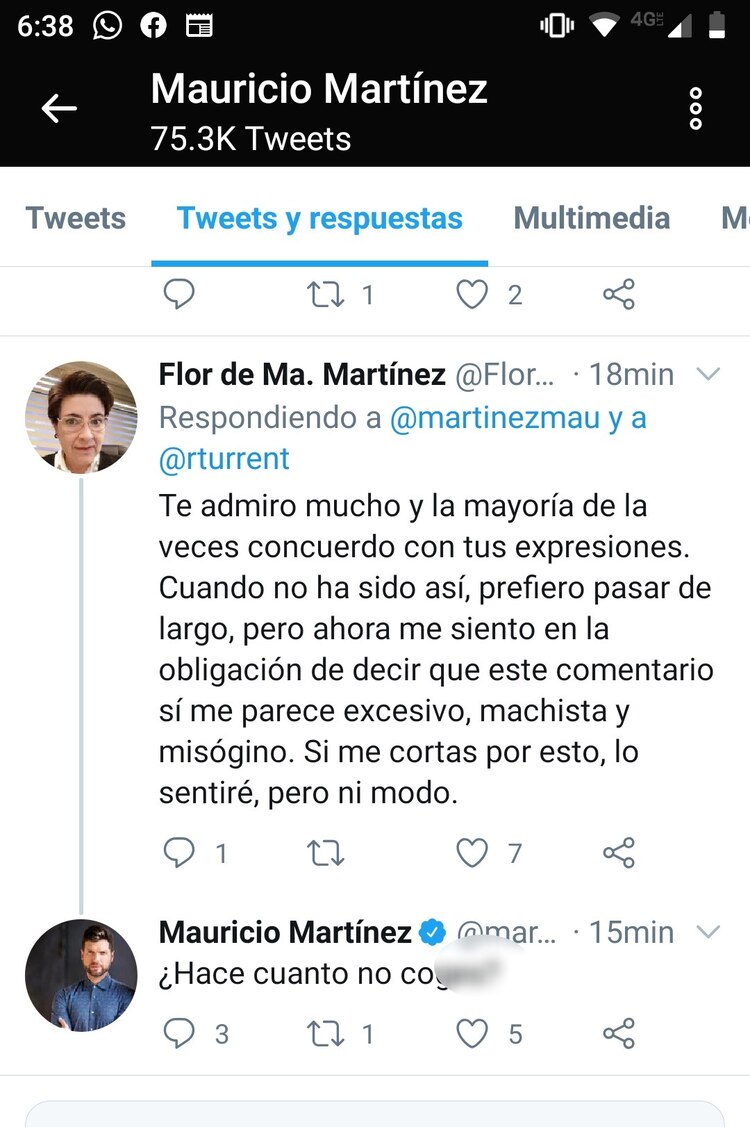 Contestación del actor