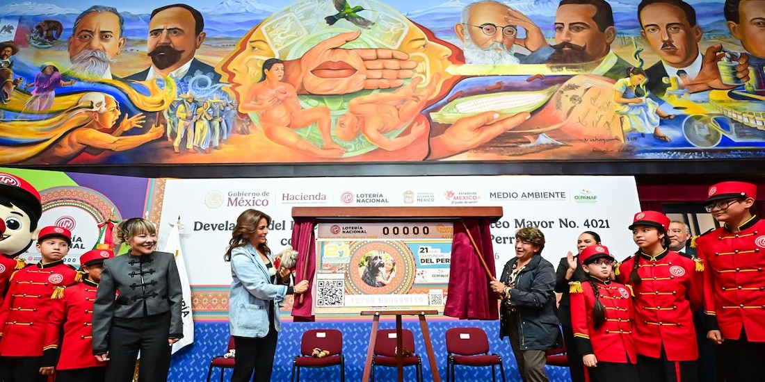 Evento de la Lotería Nacional.