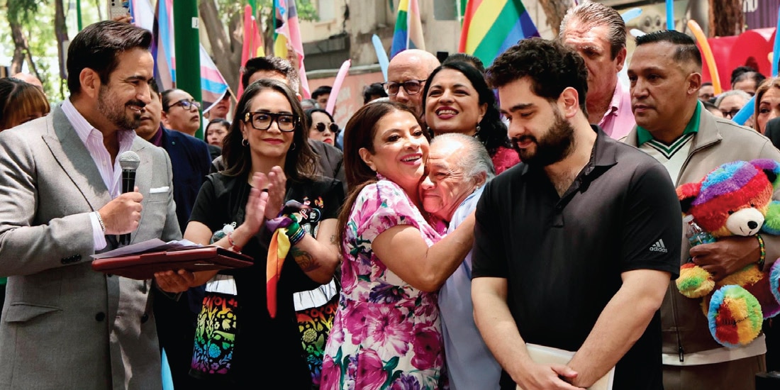 LA JEFA de Gobierno, ayer, en la Zona Rosa.
