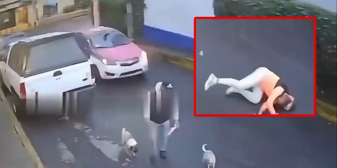 Mujer se lanza de un taxi en movimiento para escapar de un presunto asalto en Magdalena Contreras.