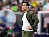 Rafa Márquez durante el partido ante Estados Unidos.