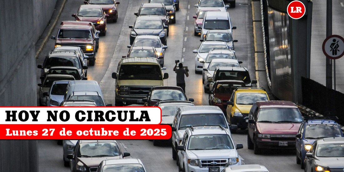 Conoce los vehículos que deben descansar este 27 de octubre en la ZMVM.