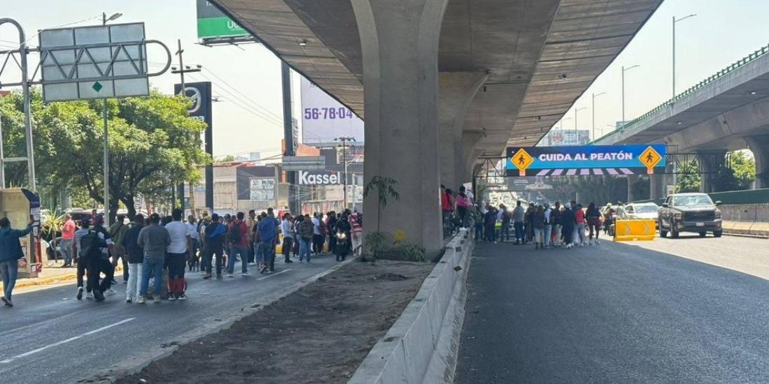 Bloqueo en Periférico Norte es para exigir reapertura de anexos.