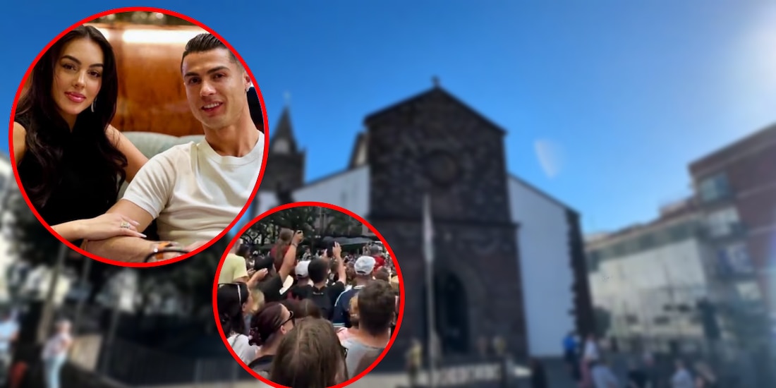 Miles de fans de Cristiano Ronaldo se reúnen para boda en Madeira, pero era otra pareja