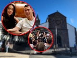 Miles de fans de Cristiano Ronaldo se reúnen para boda en Madeira, pero era otra pareja